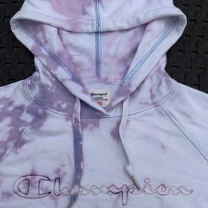 Tie dye Champion hoodie